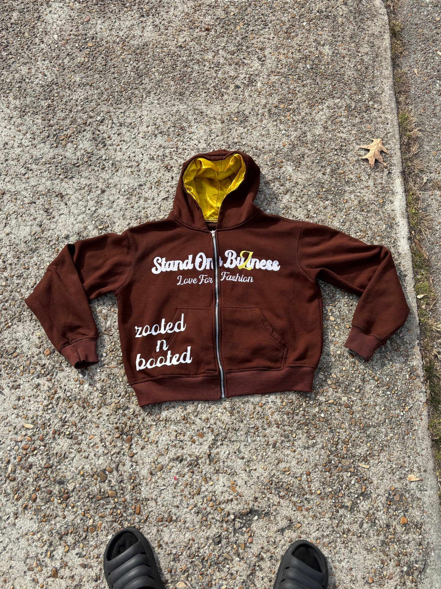 Zooted N Booted Hoodies (BROWN)